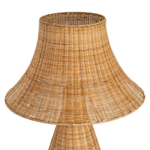 Load image into Gallery viewer, NATURAL RATTAN FLOOR LAMP LIGHTING 60 X 60 X 118.50 CM