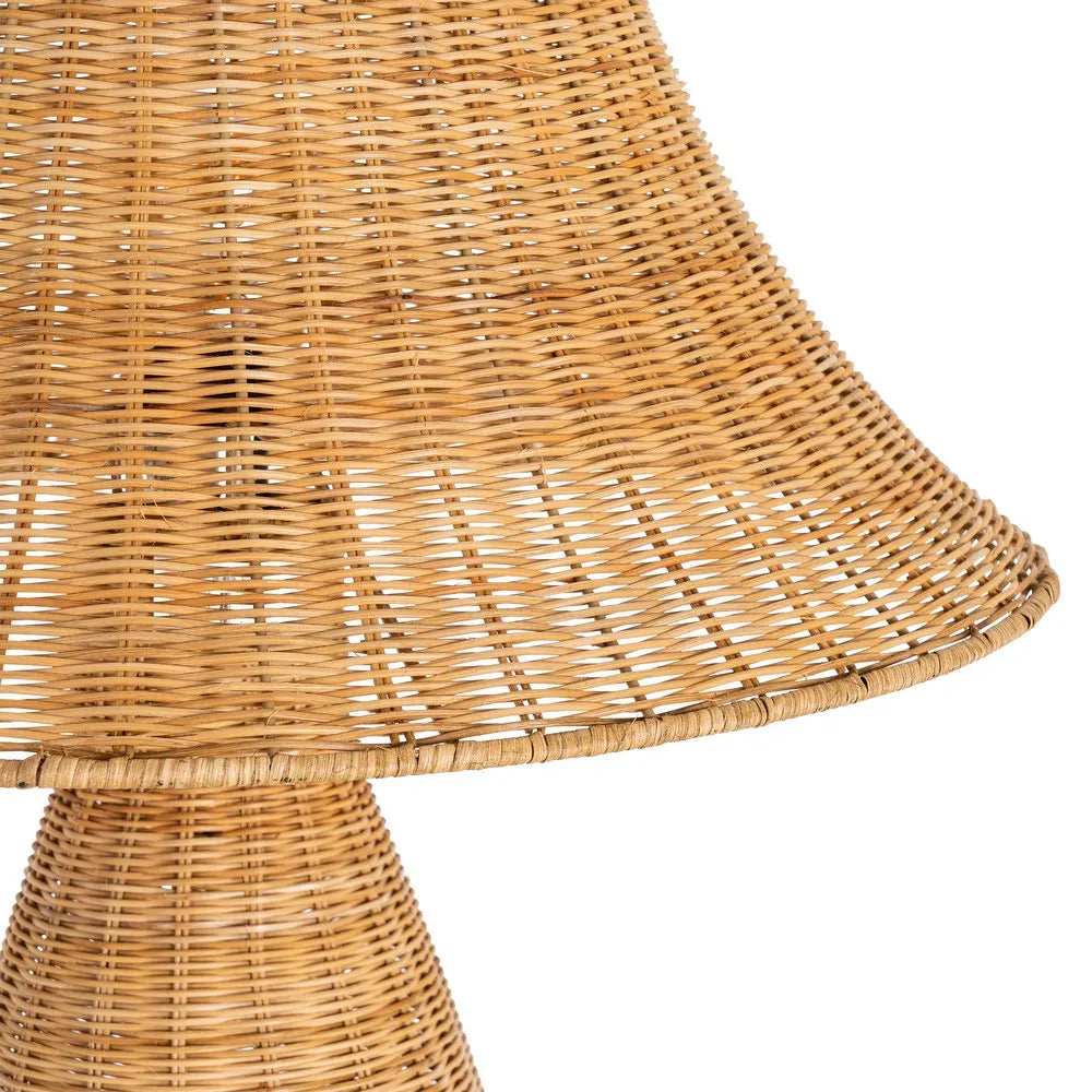 NATURAL RATTAN FLOOR LAMP LIGHTING 60 X 60 X 118.50 CM