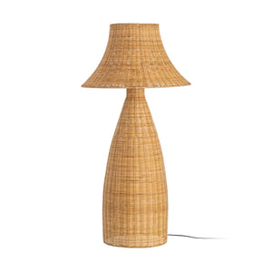 NATURAL RATTAN FLOOR LAMP LIGHTING 60 X 60 X 118.50 CM