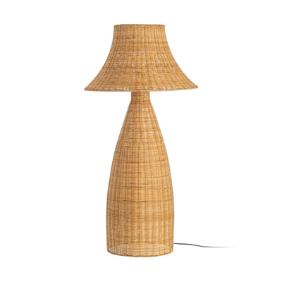 NATURAL RATTAN FLOOR LAMP LIGHTING 60 X 60 X 118.50 CM