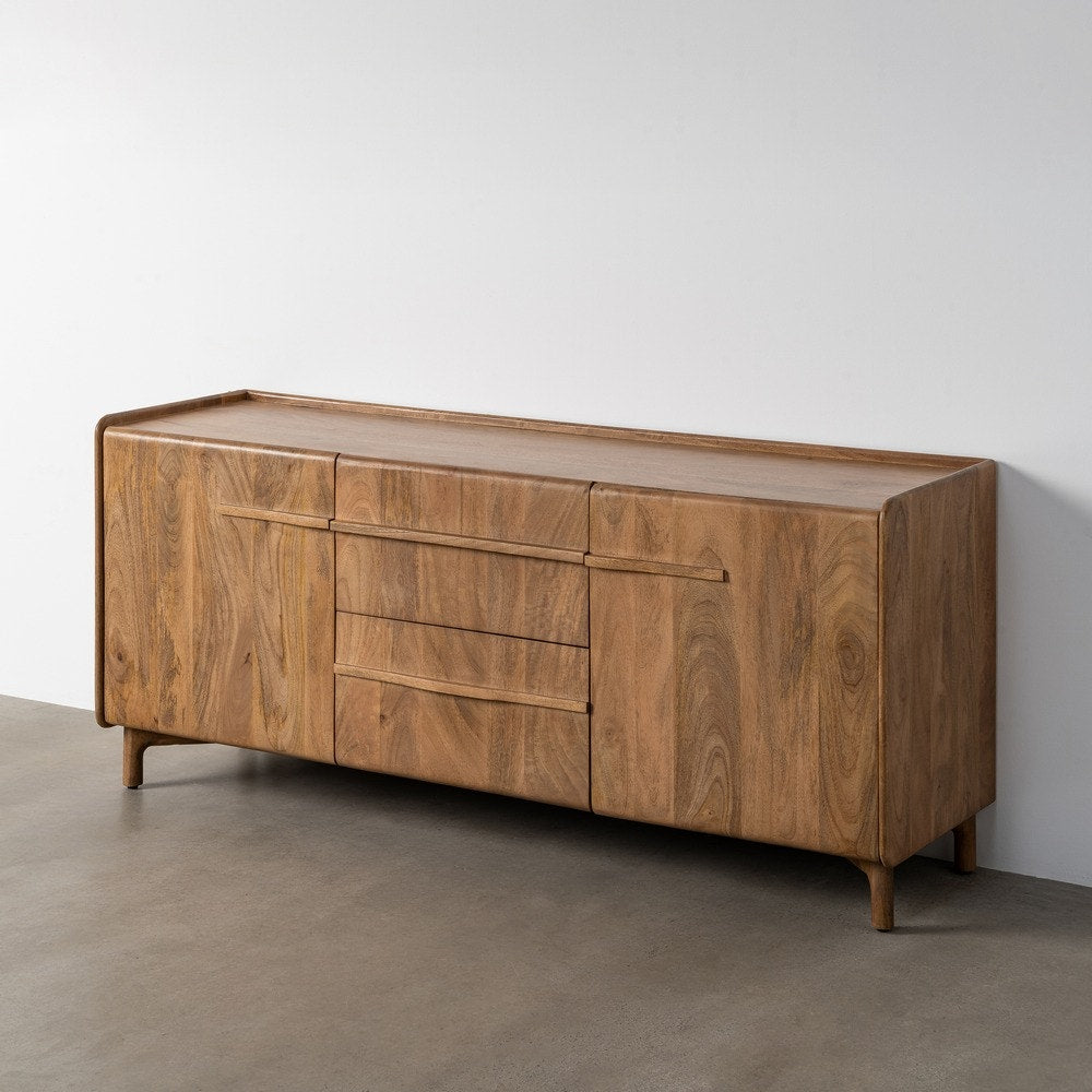Natural Mango Wood Sideboard 160x45x70 cm