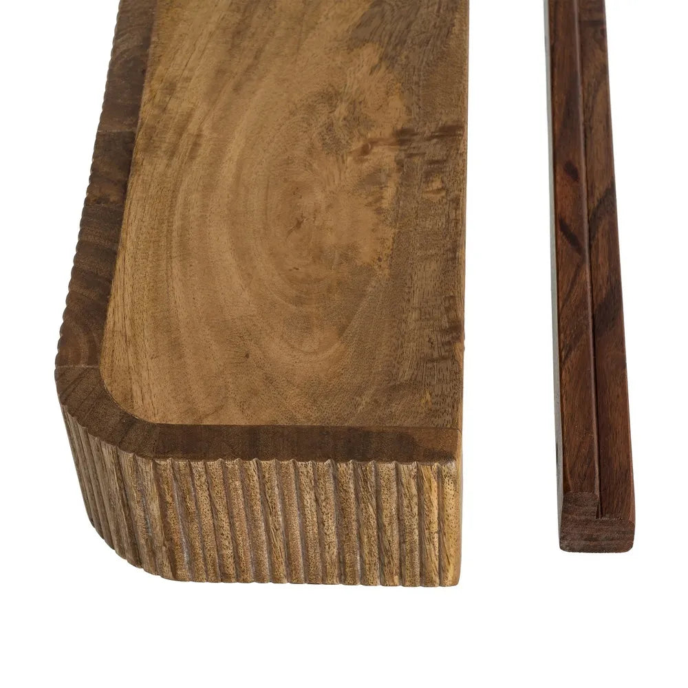 HONEY MANGO WOOD BED SIDE 55 X 15 X 7,50 CM