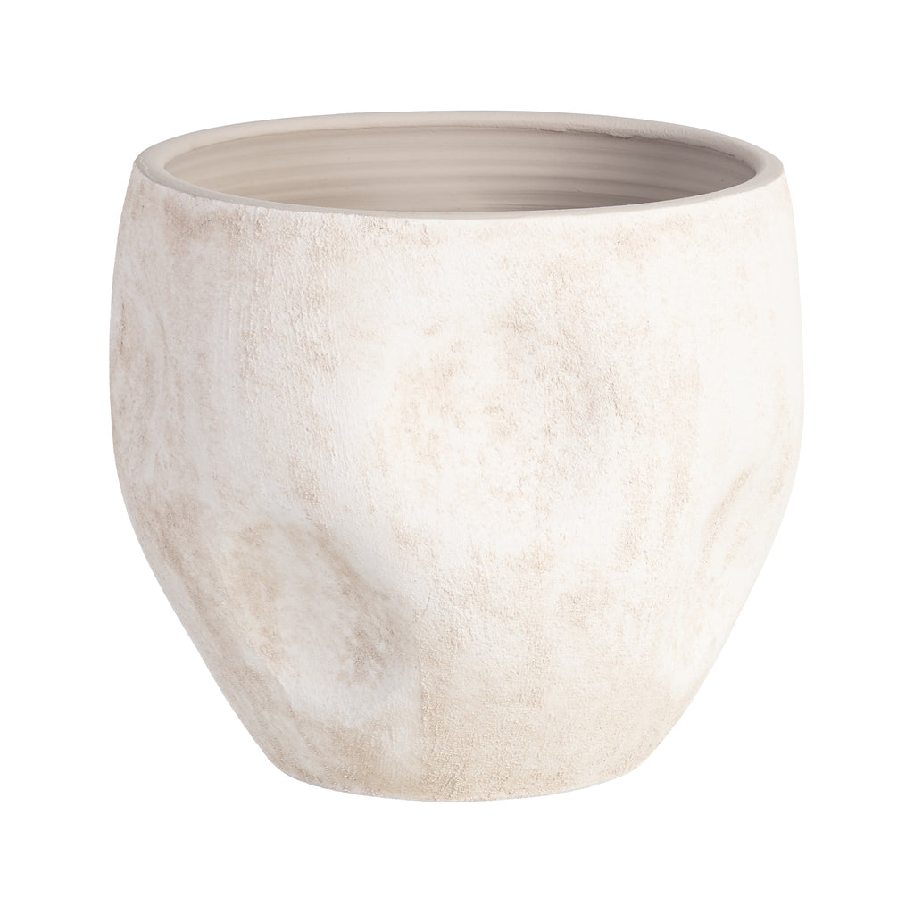 FLOWER-POT STAND CREAM CERAMIC