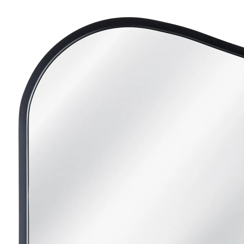 MIRROR BLACK ALUMINUM 80 X 2,80 X 180 CM