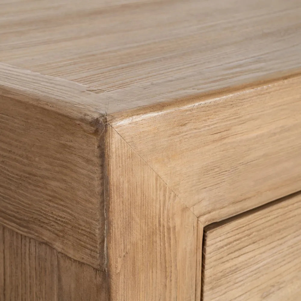 Pine wood sideboard 240 x 44 x 94 cm