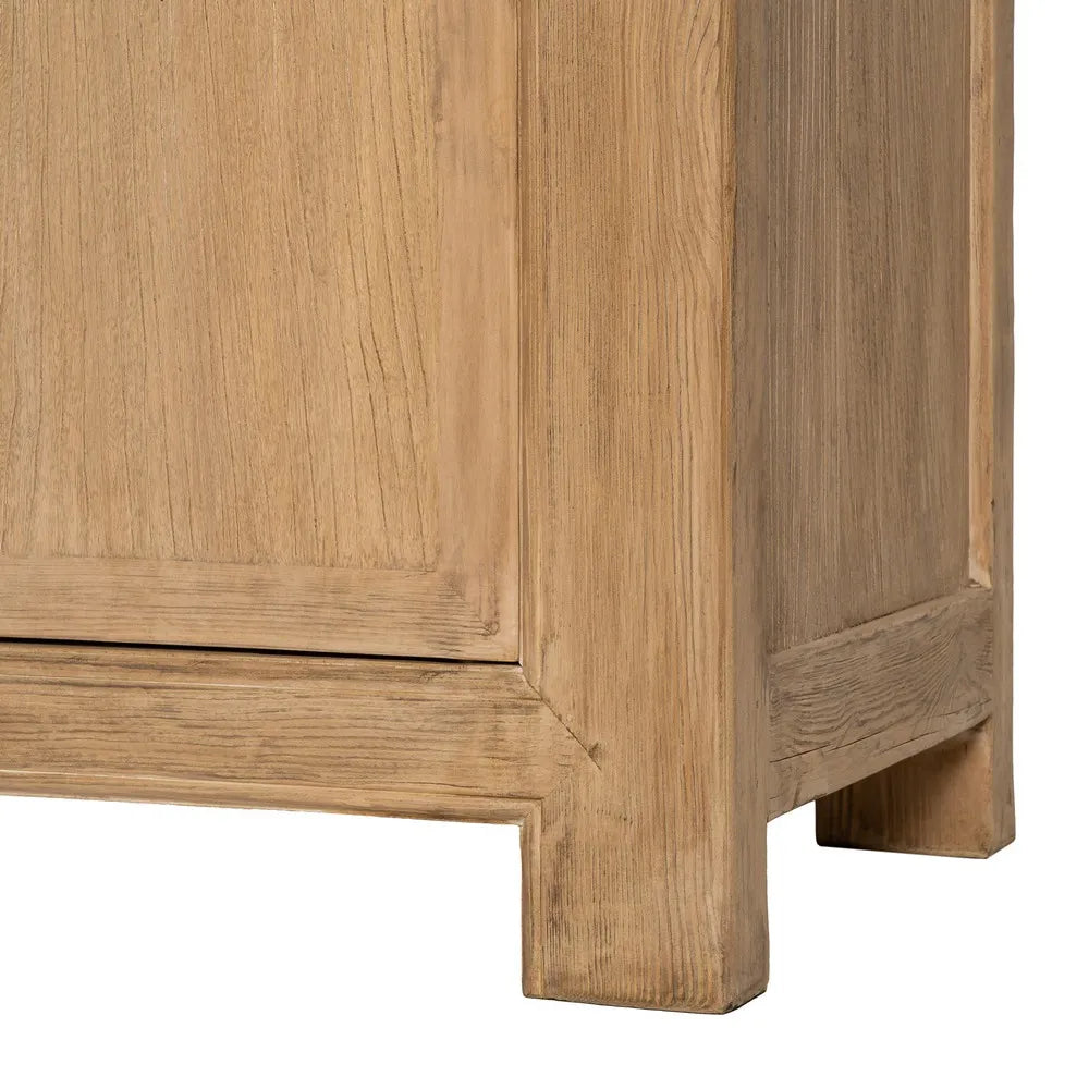Pine wood sideboard 240 x 44 x 94 cm