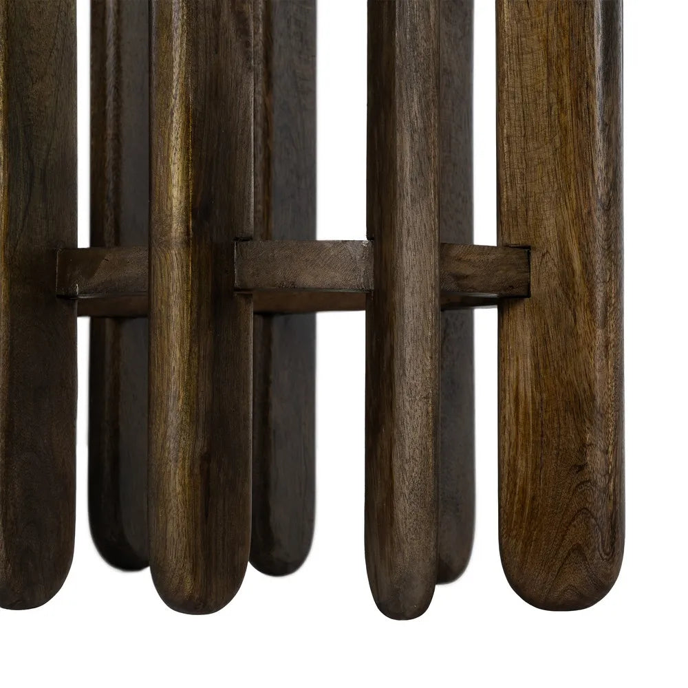 CONSOLE WOOD-MARBLE 160 X 40 X 76 CM
