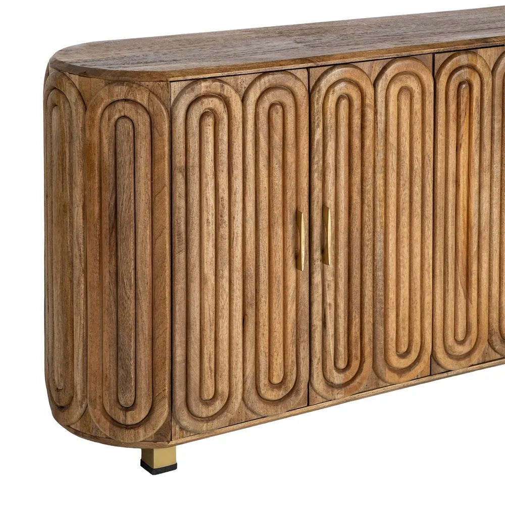 Mango wood sideboard 152 x 40 x 78 cm