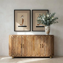 Load image into Gallery viewer, Mango wood sideboard 152 x 40 x 78 cm