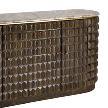 Load image into Gallery viewer, WOOD AND MARBLE SIDEBOARD 154 X 40 X 76 CM
