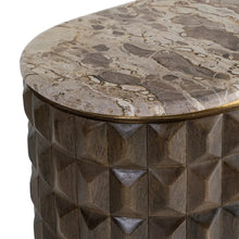 Load image into Gallery viewer, WOOD AND MARBLE SIDEBOARD 154 X 40 X 76 CM