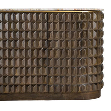 Load image into Gallery viewer, WOOD AND MARBLE SIDEBOARD 154 X 40 X 76 CM