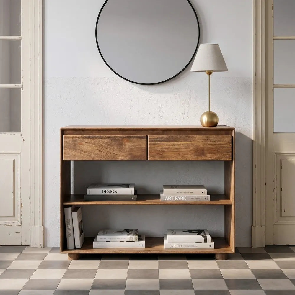 CONSOLE MANGO WOOD ROOM 100 X 35 X 80 CM
