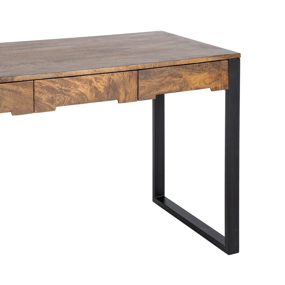 Honey Mango Wood Desk 125x60x76 cm