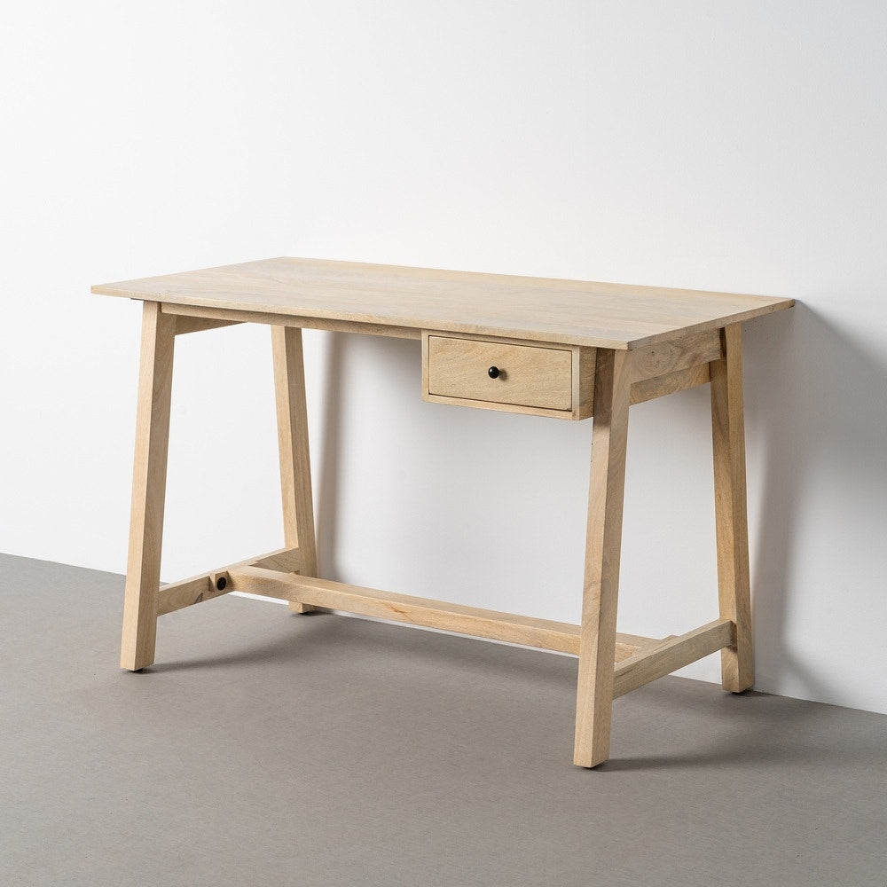 Teak Mango Wood Desk 120x60x77 cm