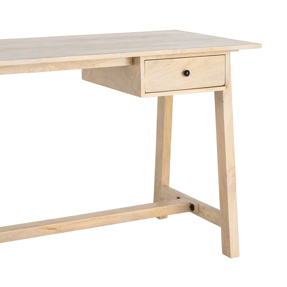 Teak Mango Wood Desk 120x60x77 cm