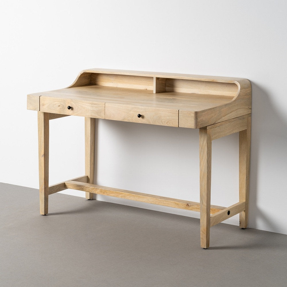 Teak Mango Wood Desk 122x62x88 cm