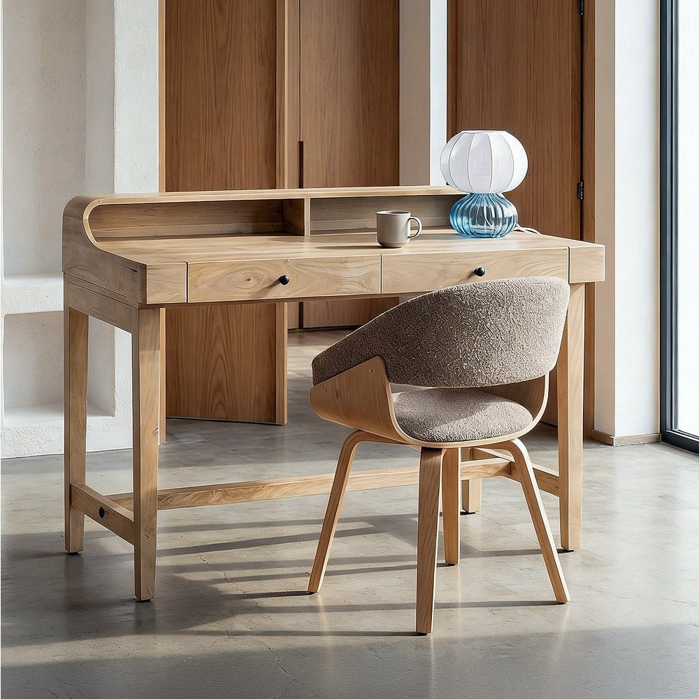 Teak Mango Wood Desk 122x62x88 cm