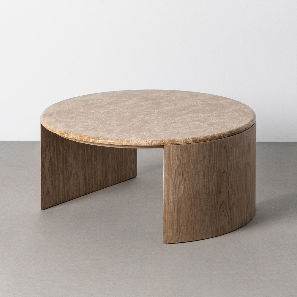 Marble & MDF Coffee Table 80x80x36 cm