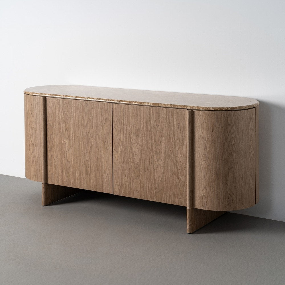 Marble & MDF Sideboard 180x52.5x77 cm - detail