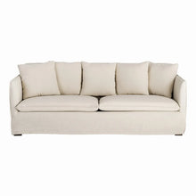 Cargar imagen en el visor de la galería, SOFA BEIGE FABRIC 215 X 92 X 78 CM