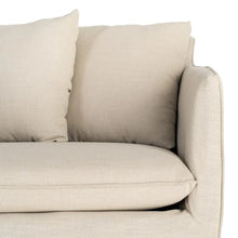 Cargar imagen en el visor de la galería, SOFA BEIGE FABRIC 215 X 92 X 78 CM