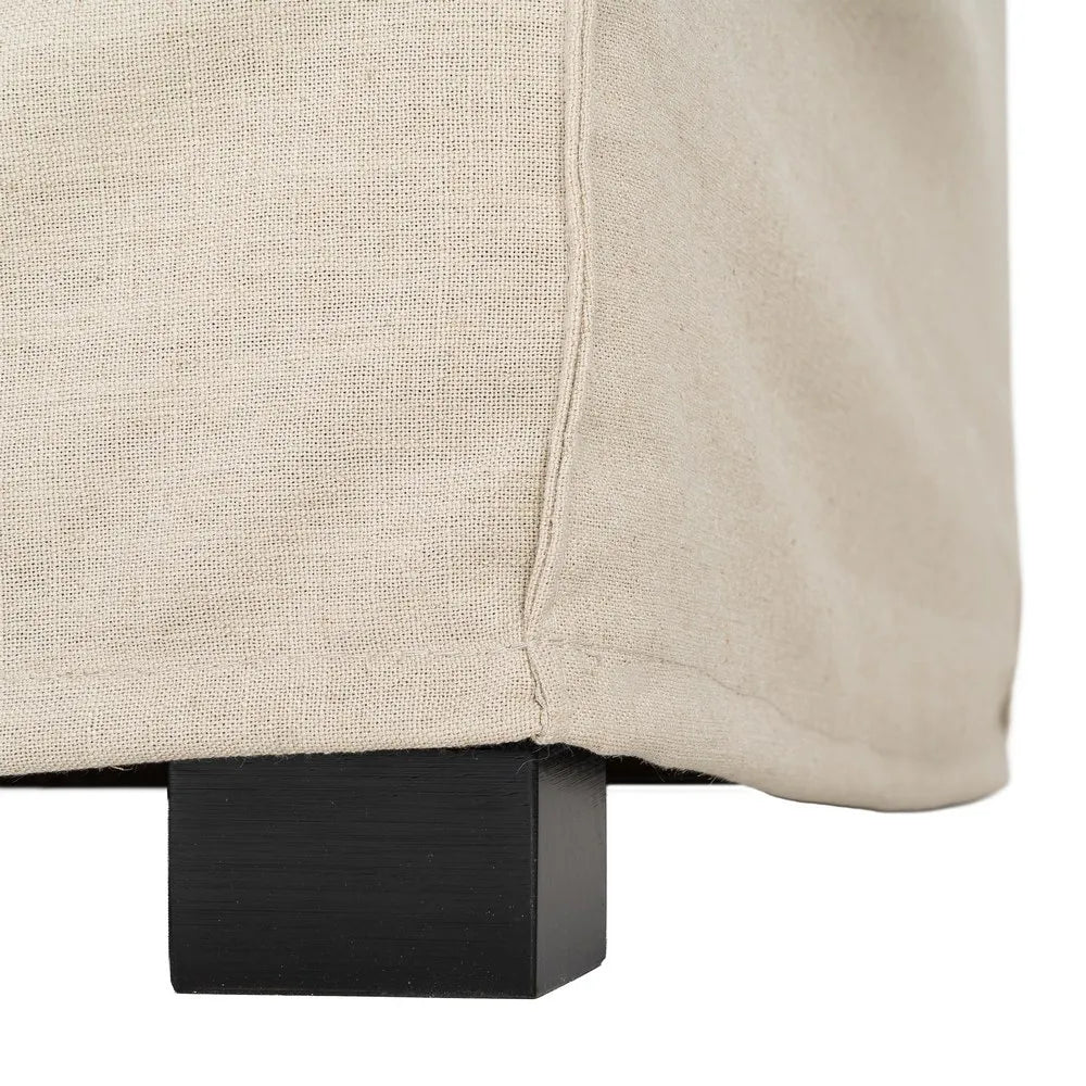 SOFA BEIGE FABRIC 215 X 92 X 78 CM