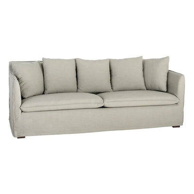 SOFA GREEN FABRIC 215 X 92 X 78 CM