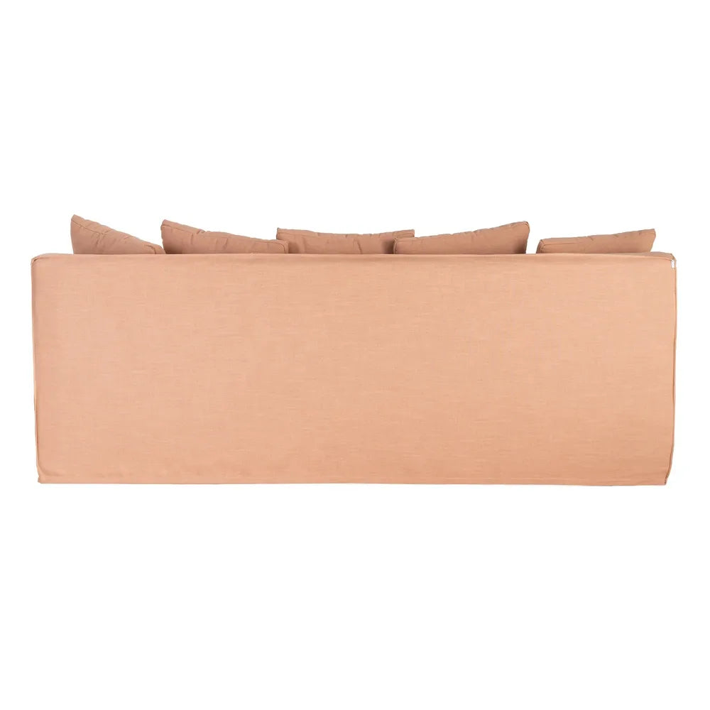 SOFA SALMON FABRIC 215 X 92 X 78 CM