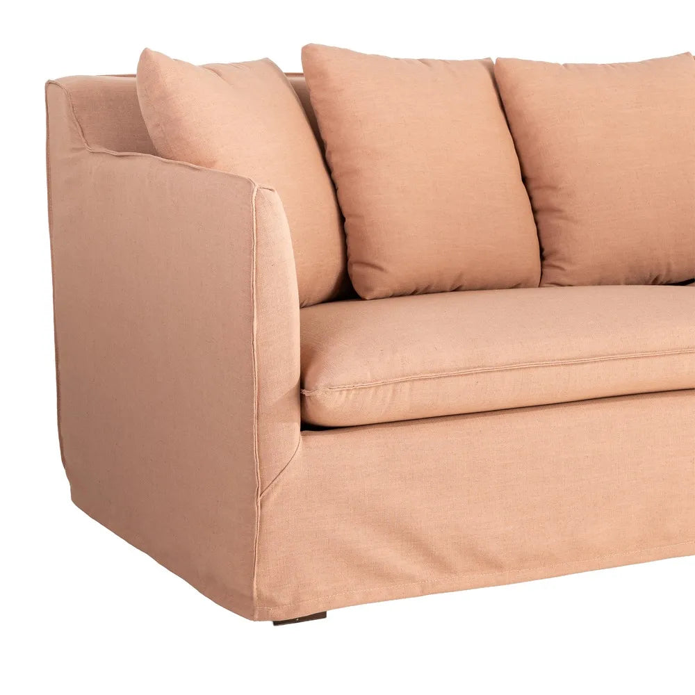 SOFA SALMON FABRIC 215 X 92 X 78 CM