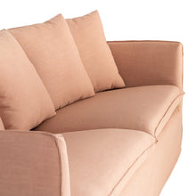 Charger l'image dans la galerie, SOFA SALMON FABRIC 215 X 92 X 78 CM