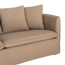 Load image into Gallery viewer, SOFA BROWN FABRIC 215 X 92 X 78 CM