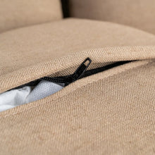 Load image into Gallery viewer, SOFA BROWN FABRIC 215 X 92 X 78 CM