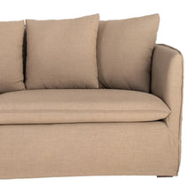 Load image into Gallery viewer, SOFA BROWN FABRIC 215 X 92 X 78 CM
