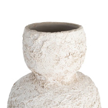 Carica l'immagine nel visualizzatore di Gallery, WHITE CERAMIC VASE 23 X 23 X 40 CM