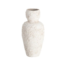 Carica l'immagine nel visualizzatore di Gallery, WHITE CERAMIC VASE 23 X 23 X 40 CM