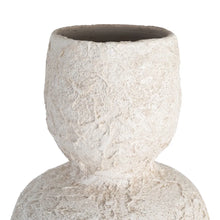 Carica l'immagine nel visualizzatore di Gallery, WHITE CERAMIC VASE 26 X 26 X 60 CM