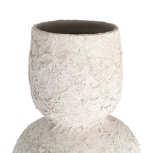 Carica l'immagine nel visualizzatore di Gallery, WHITE CERAMIC DECORATIVE VASE 31 X 31 X 80 CM