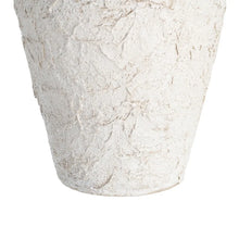 Carica l'immagine nel visualizzatore di Gallery, WHITE CERAMIC DECORATIVE VASE 31 X 31 X 80 CM