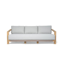Carica l&#39;immagine nel visualizzatore di Gallery, Lounge 3-Seater Moss-216x86x65-Natural/White-Teak