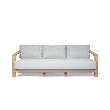 Lounge 3-Seater Moss-216x86x65-Natural/White-Teak