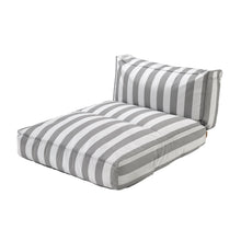 Load image into Gallery viewer, Outdoor Bed -STAY- colour Lily White/Elephant Skin - size 120 x 190 cm