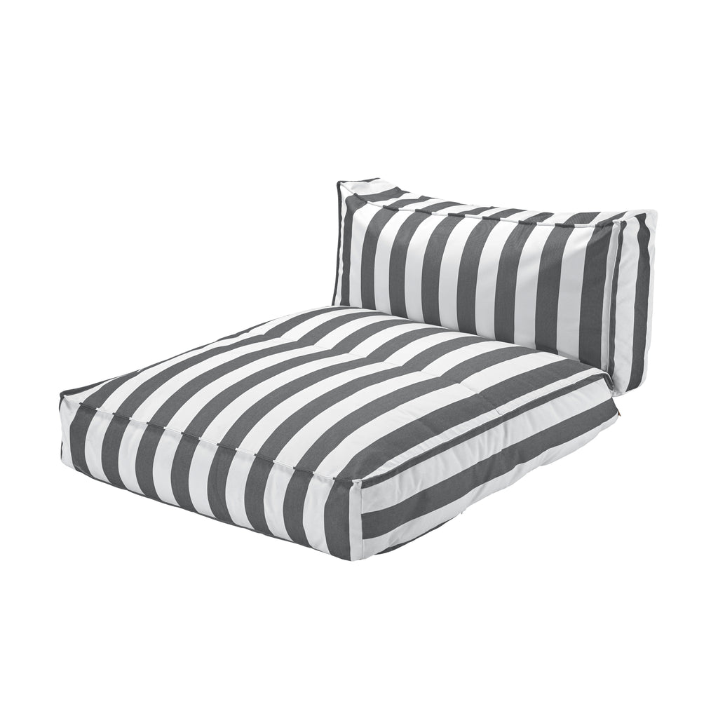 Outdoor Bed -STAY- colour Lily White/Black - size 120 x 190 cm