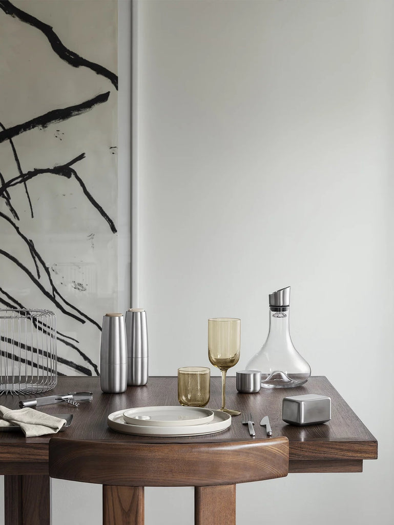 Set of 2 tea cups -PILAR- colour Moonbeam - size 200 ml