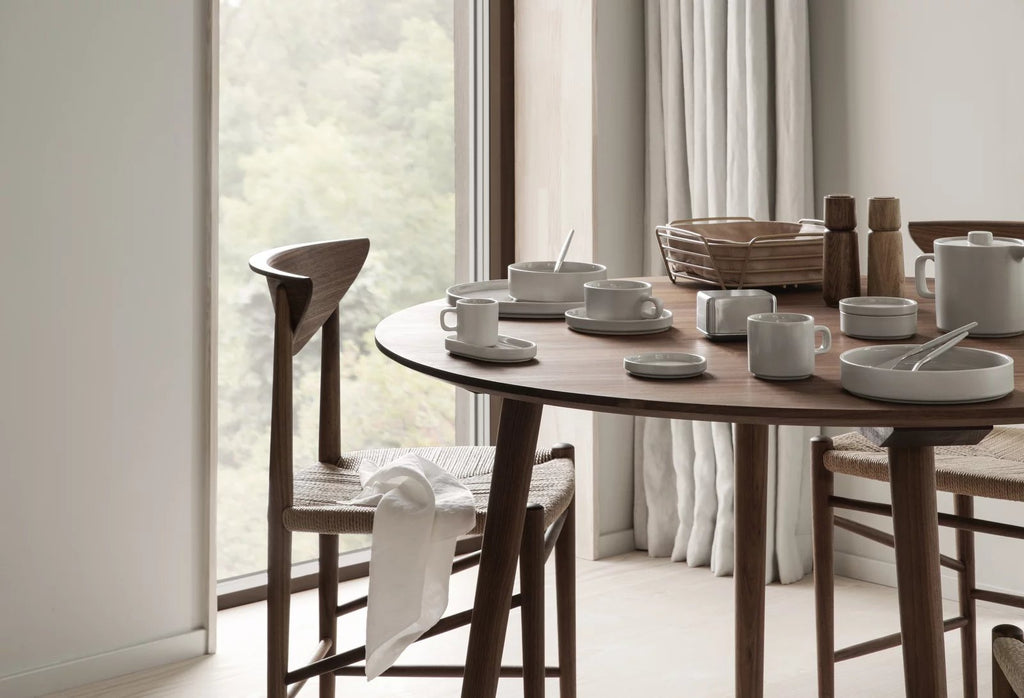 Set of 2 tea cups -PILAR- colour Moonbeam - size 200 ml