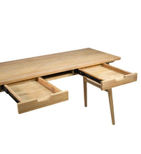 Load image into Gallery viewer, 2 DRAWERS TEAK DESK
