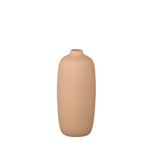 Vase -CEOLA- Colour Amber Brown Size H 18 cm