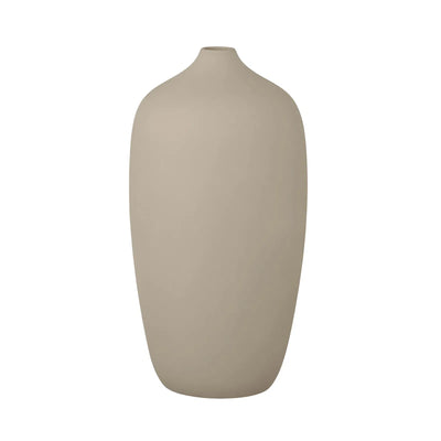 Vase -CEOLA- Colour Indian Tan Size H 25 cm