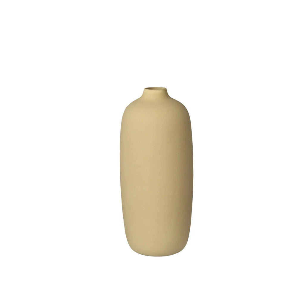 Vase -CEOLA- colour New Wheat - size 18 cm