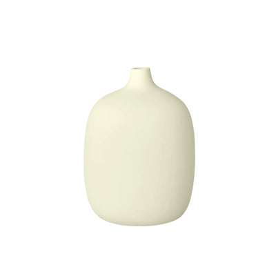 Vase -CEOLA- colour Transparent Yellow - size 19 cm